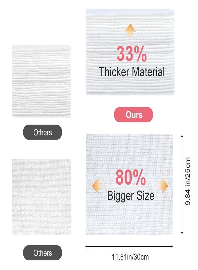 Kifmurase 100PCS Fan Brushes with Disposable Face Towels, Facial Applicator Brush Ultra Soft Makeup Remover Dry Wipes Cloth, Esthetician Cosmetic Brush Face Mask Brush for Mud Cream, Makeup Peel - Image 3